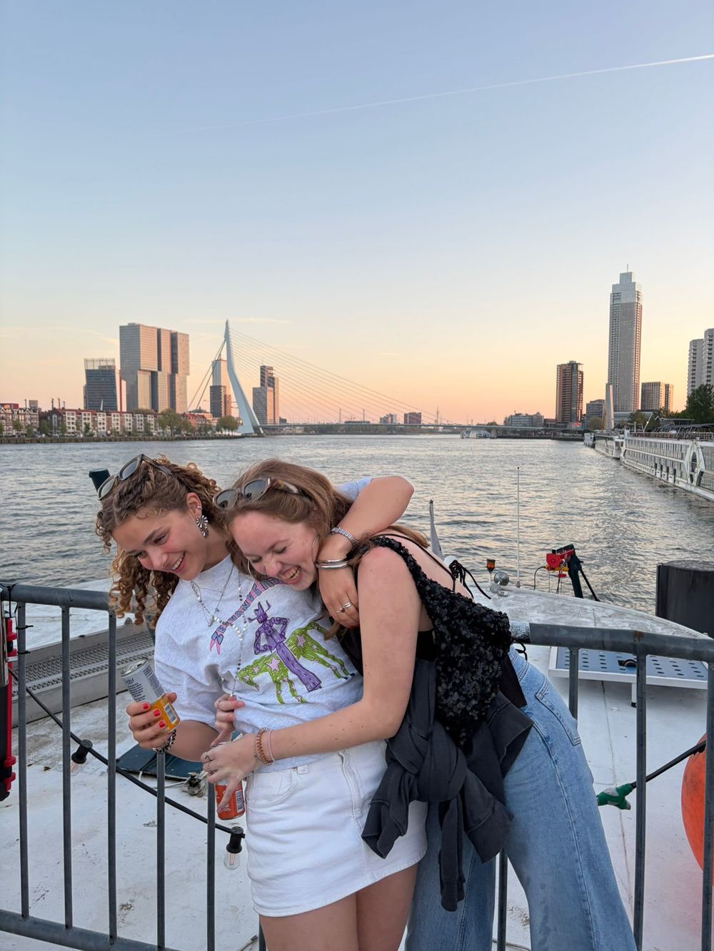 Rotterdam, en niemand kon meer stoppen met lachen