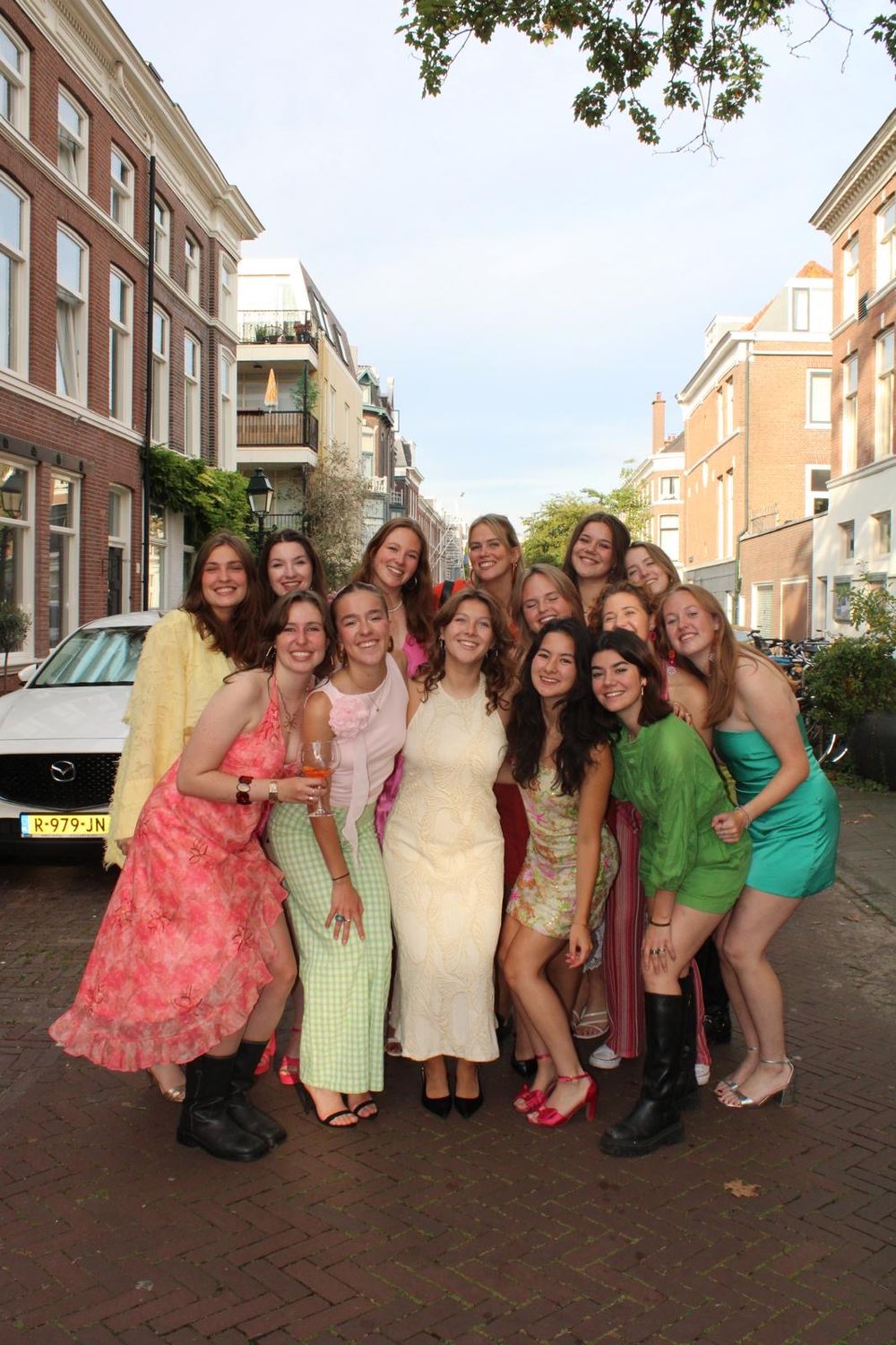 in de zomerjurken